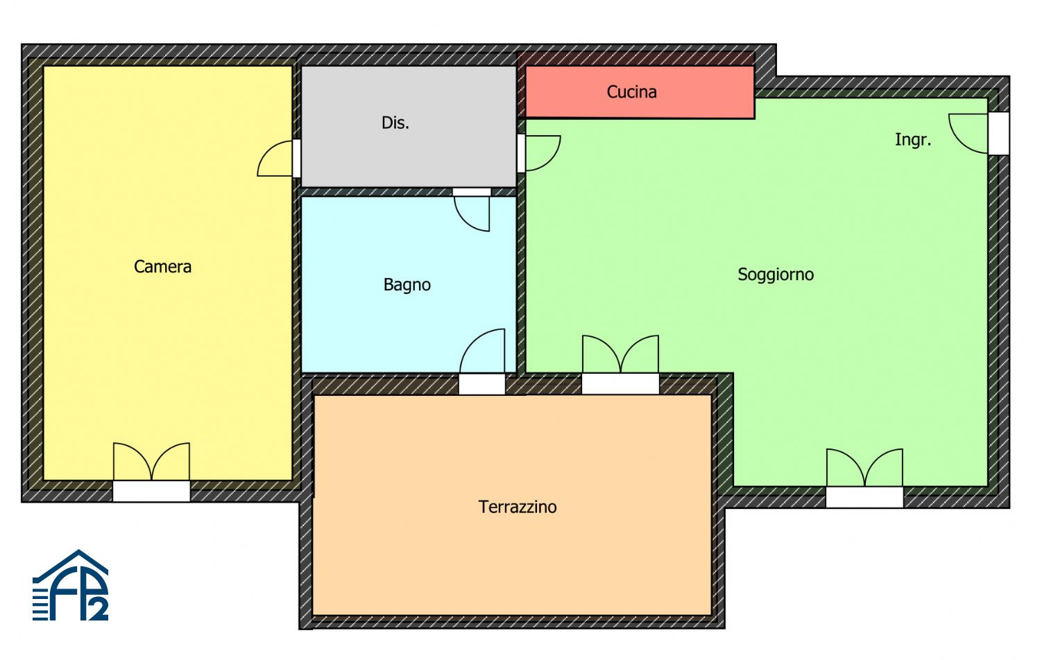Bilocale di recente costruzione