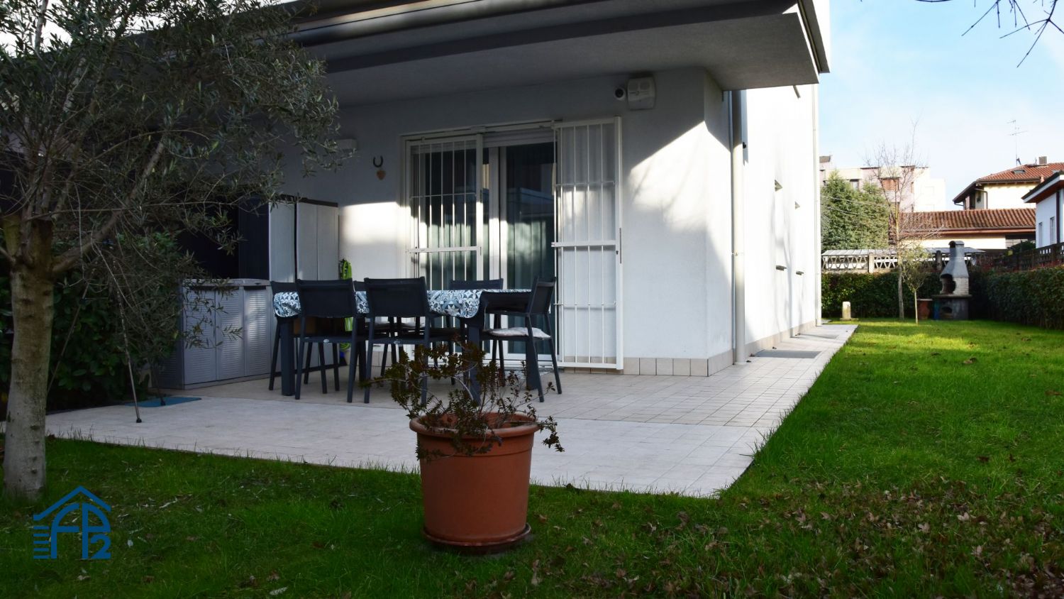Quadrilocale con giardino
