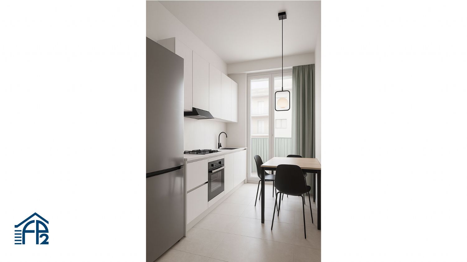 Bilocale con balcone