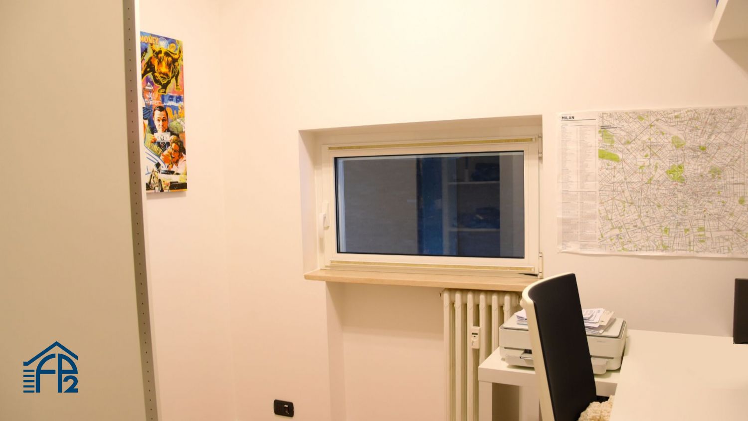 Ampio trilocale con terrazzino e studio