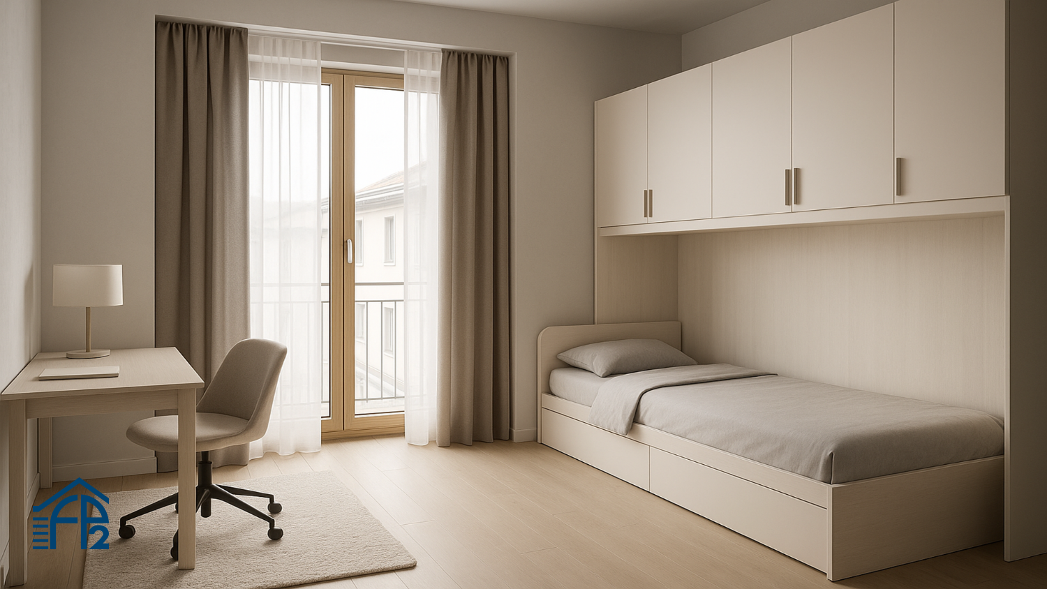 Bilocale con Cucina Abitabile