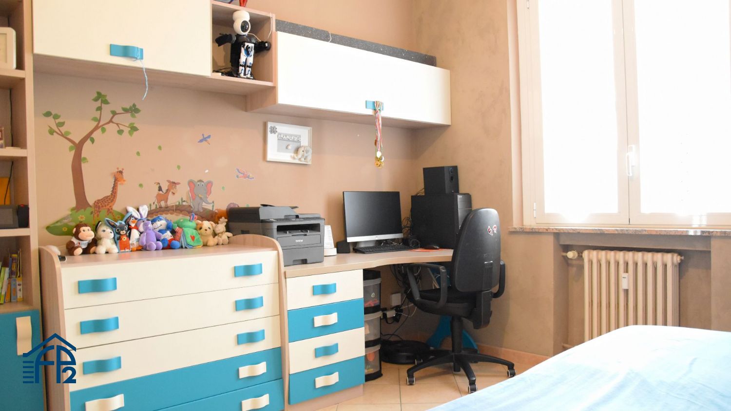 Trilocale con cucina abitabile