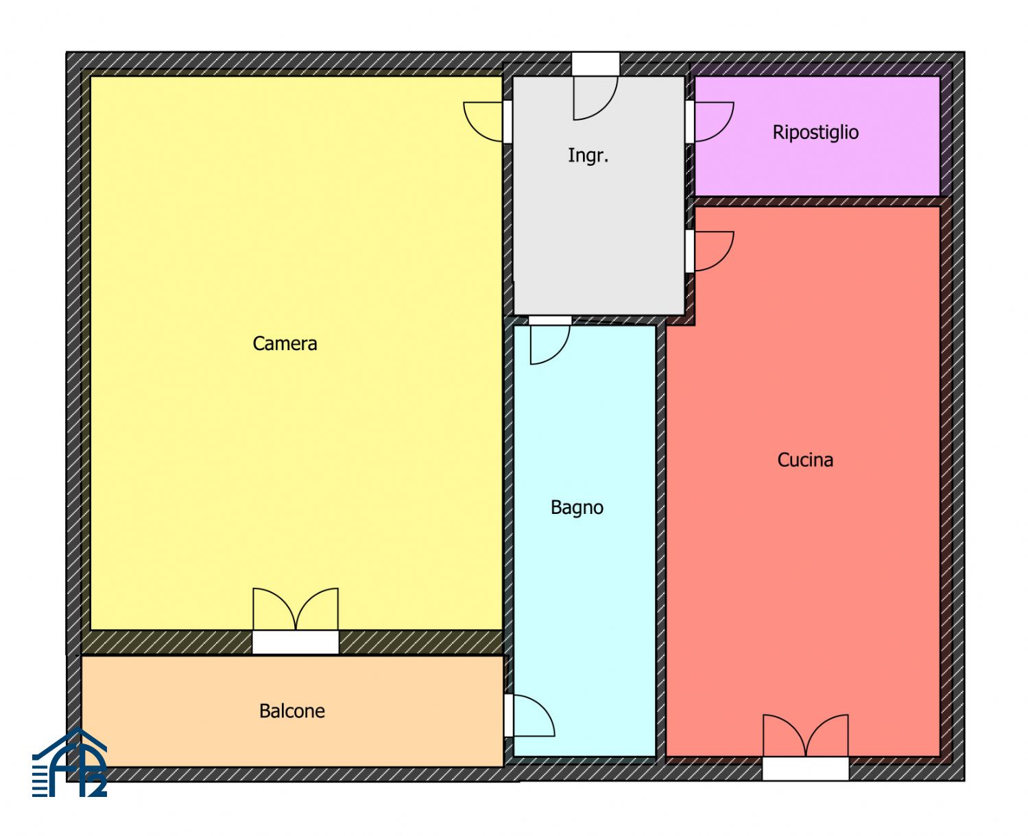 Ampio Monolocale zona Stazione