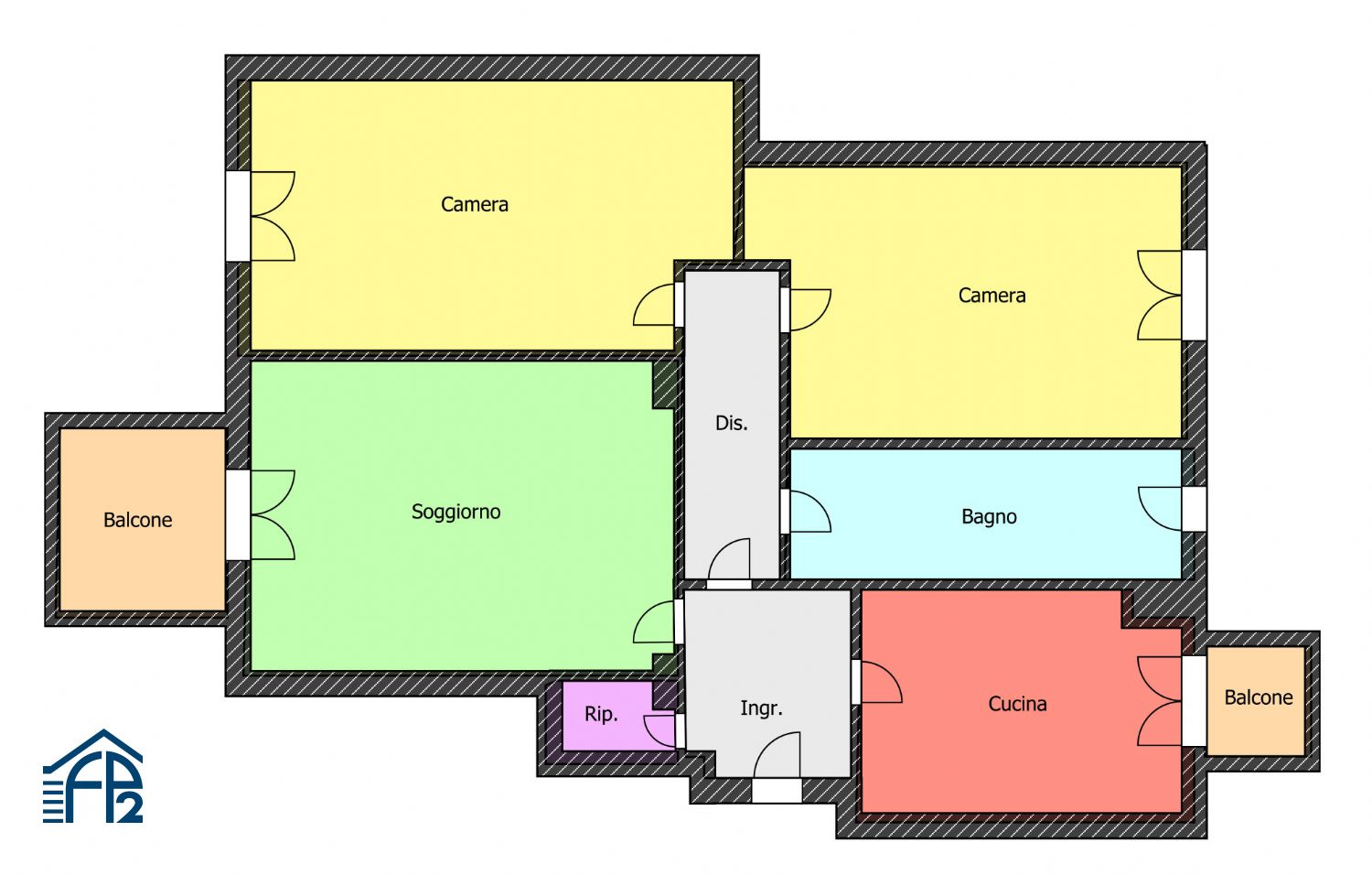 Trilocale Ristrutturato a Bresso