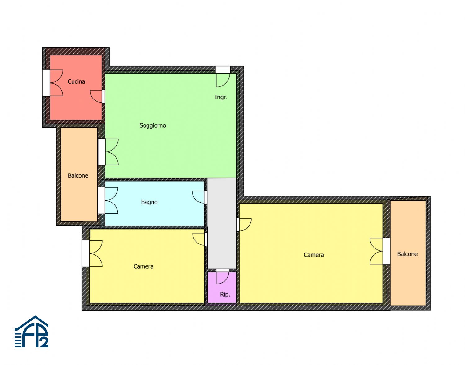 Trilocale Ultimo Piano