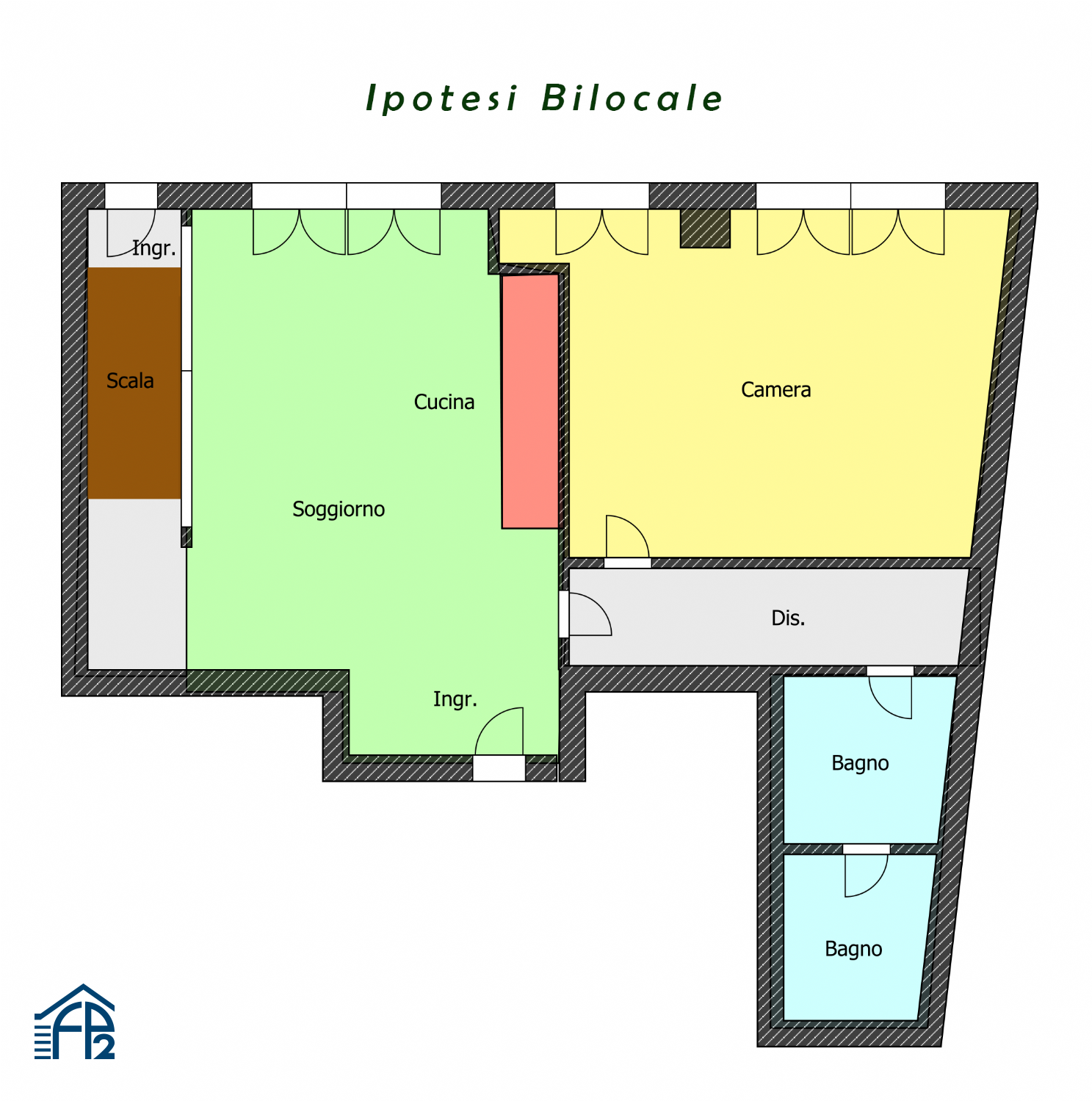 Ufficio Trasformabile in Appartamento